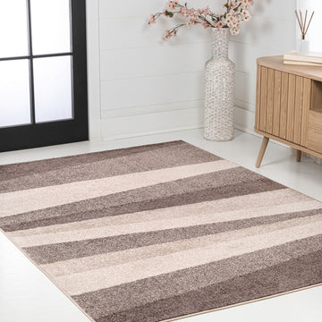 Prism Geometric Striped Area Rug
